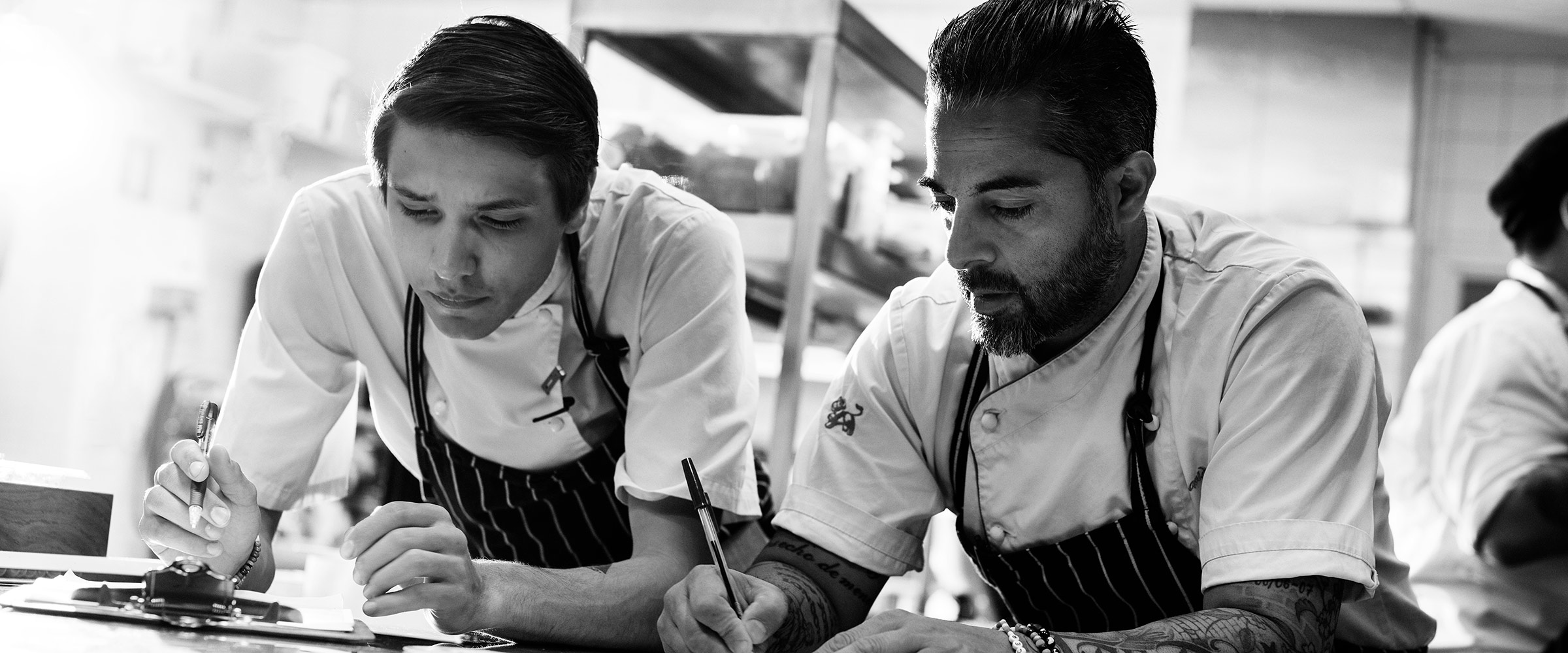 Två kockar planerar