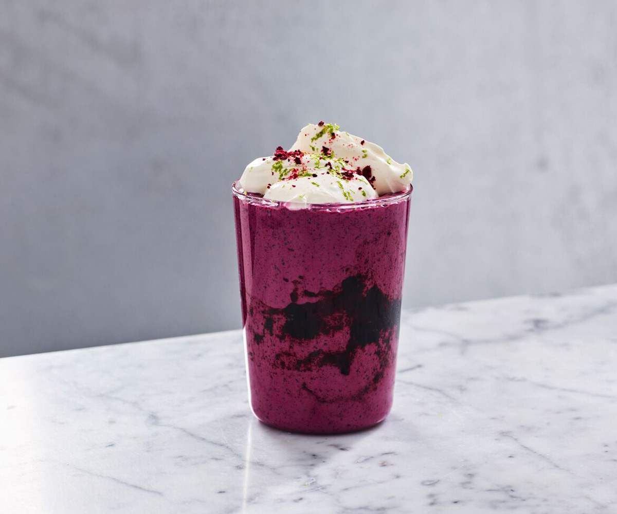 Blåbärsshake