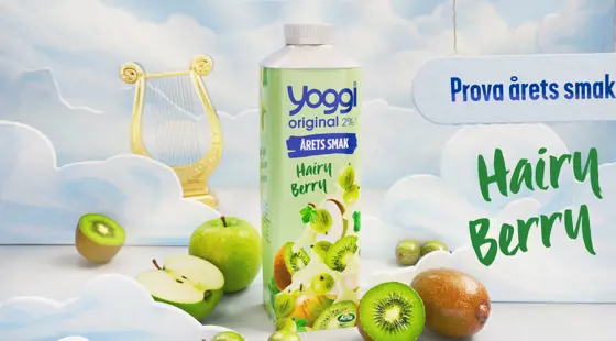 Yoggi släpper årets smak 2025: Hairy Berry