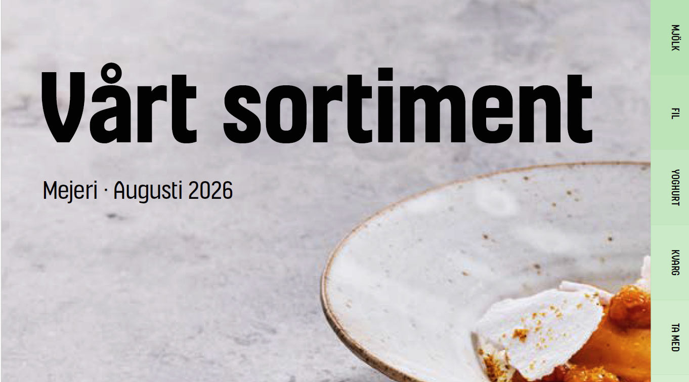 Arla Pro produktkatalog