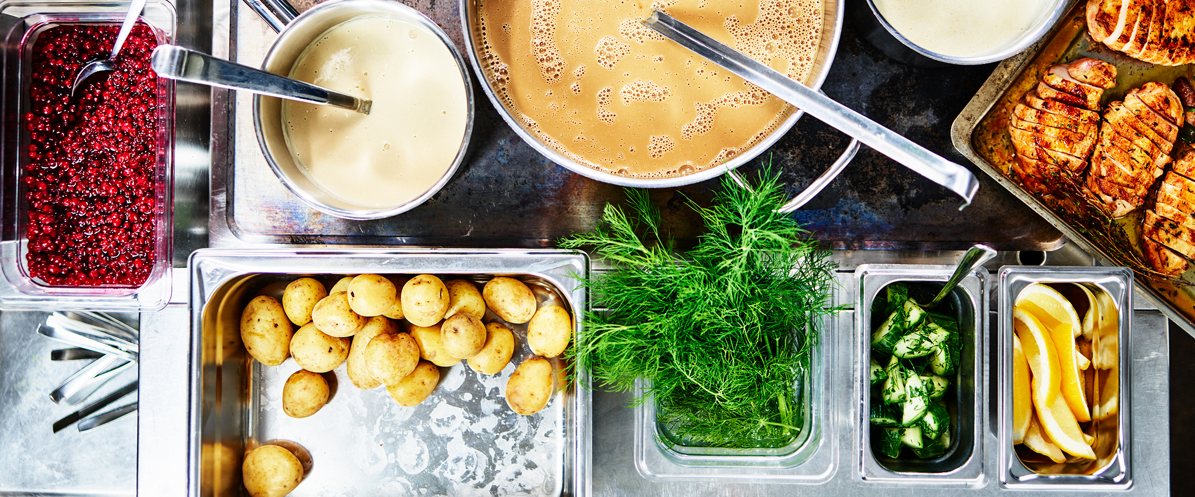 Ingridienser på ett bord 